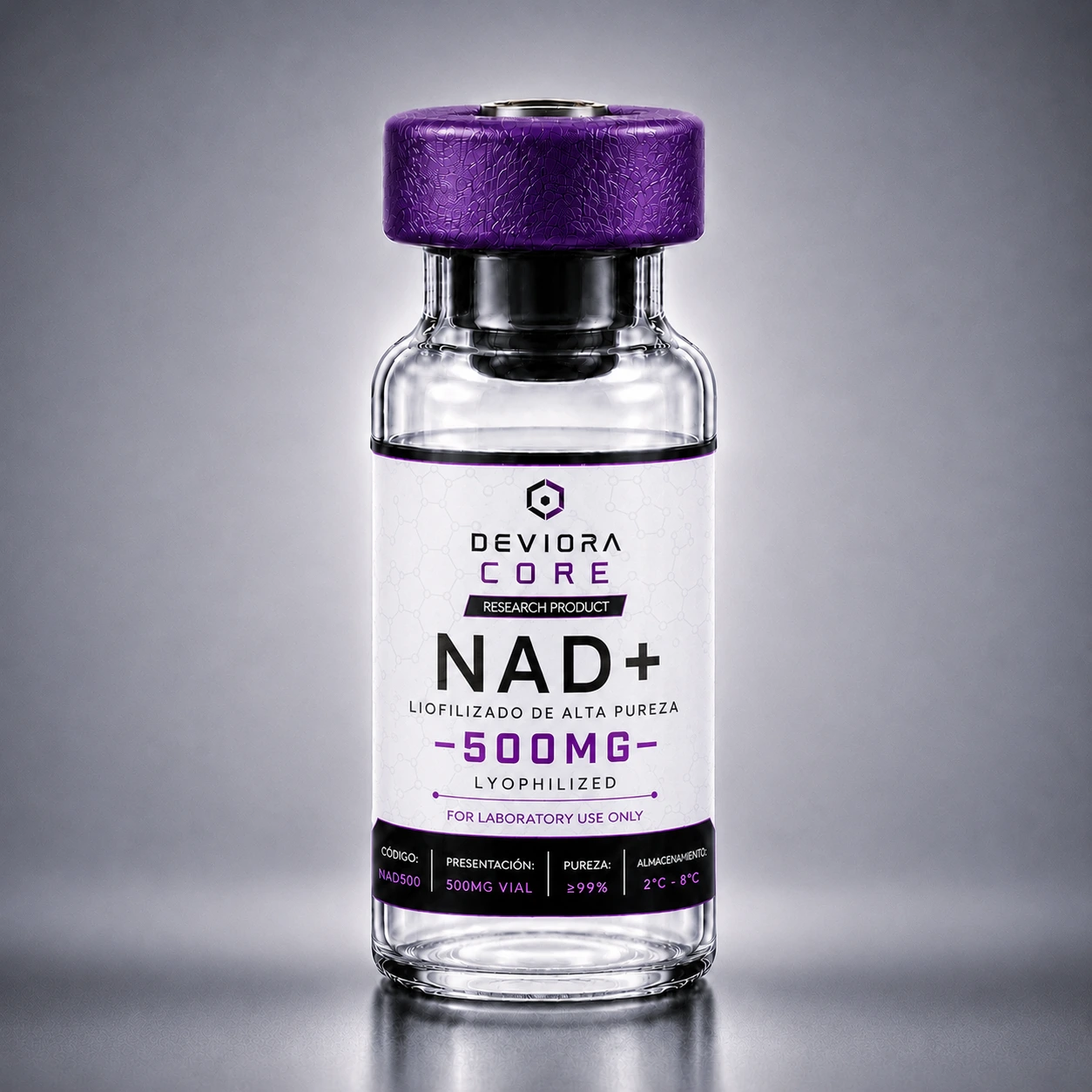 NAD+ Liofilizado 500 mg vial